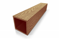 Опорный столб 100x100мм, орех, 3 м