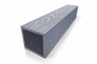 Опорный столб 100x100мм, серый, 3 м